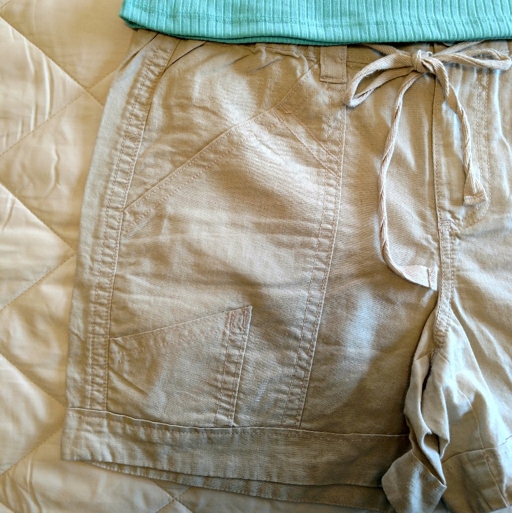 CATO Linen Blend Shorts